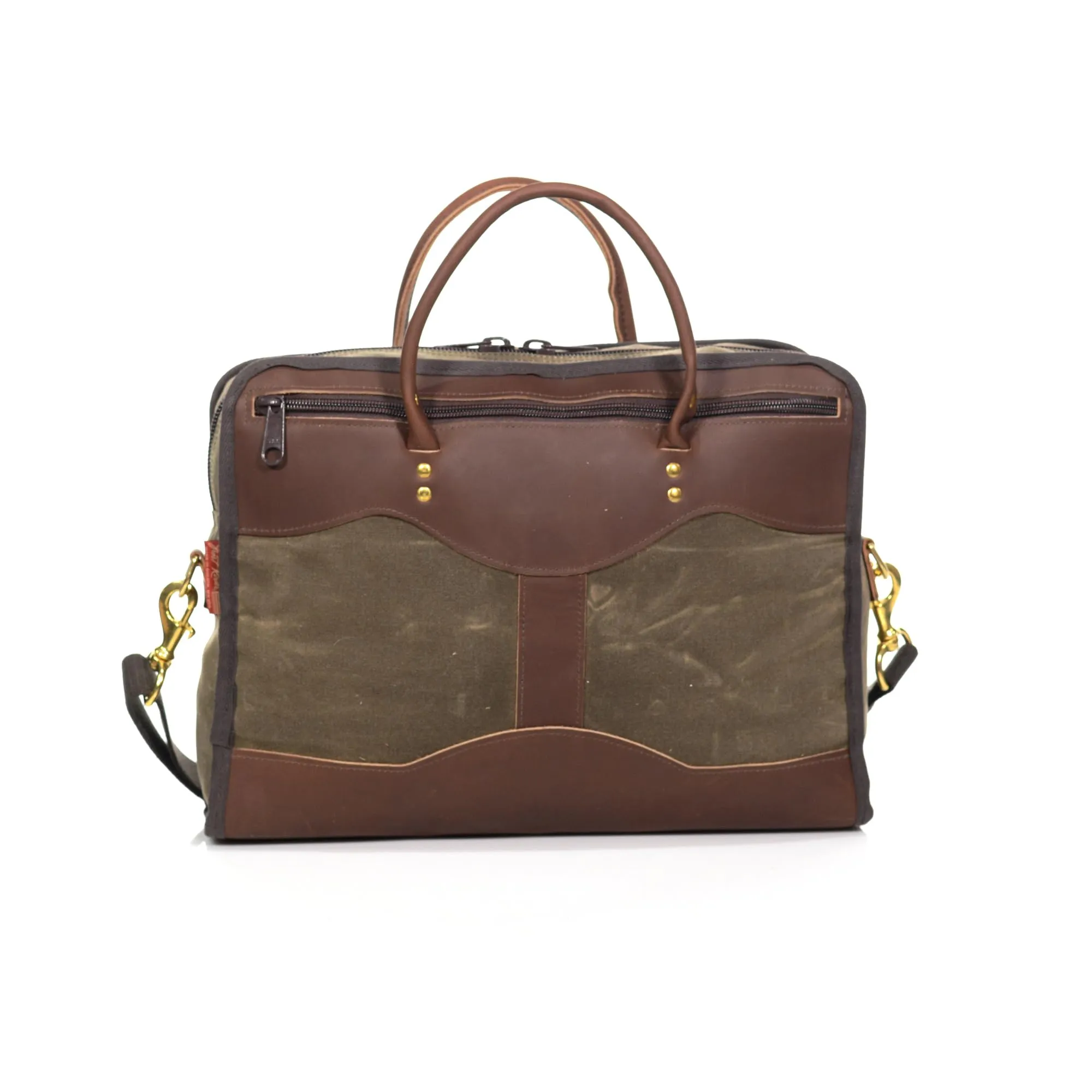 Frost River: Durable Waxed Canvas and Leather Single Briefcase