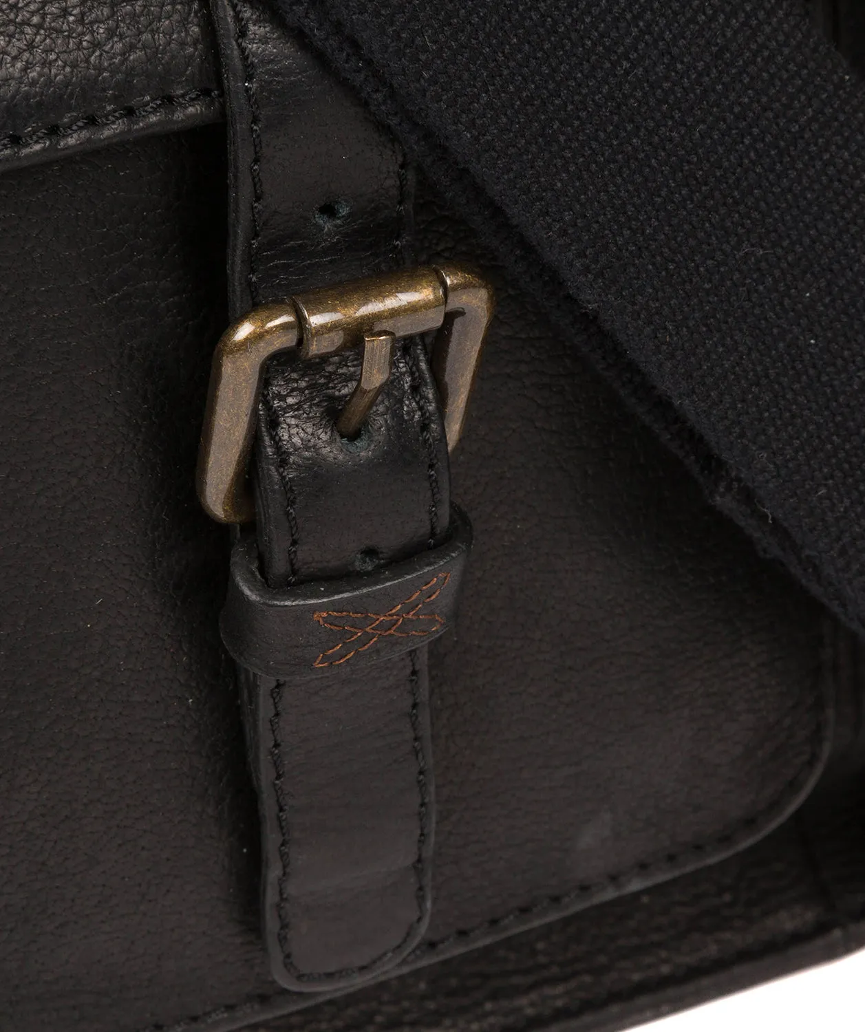 'Garsdale' Black Leather Briefcase
