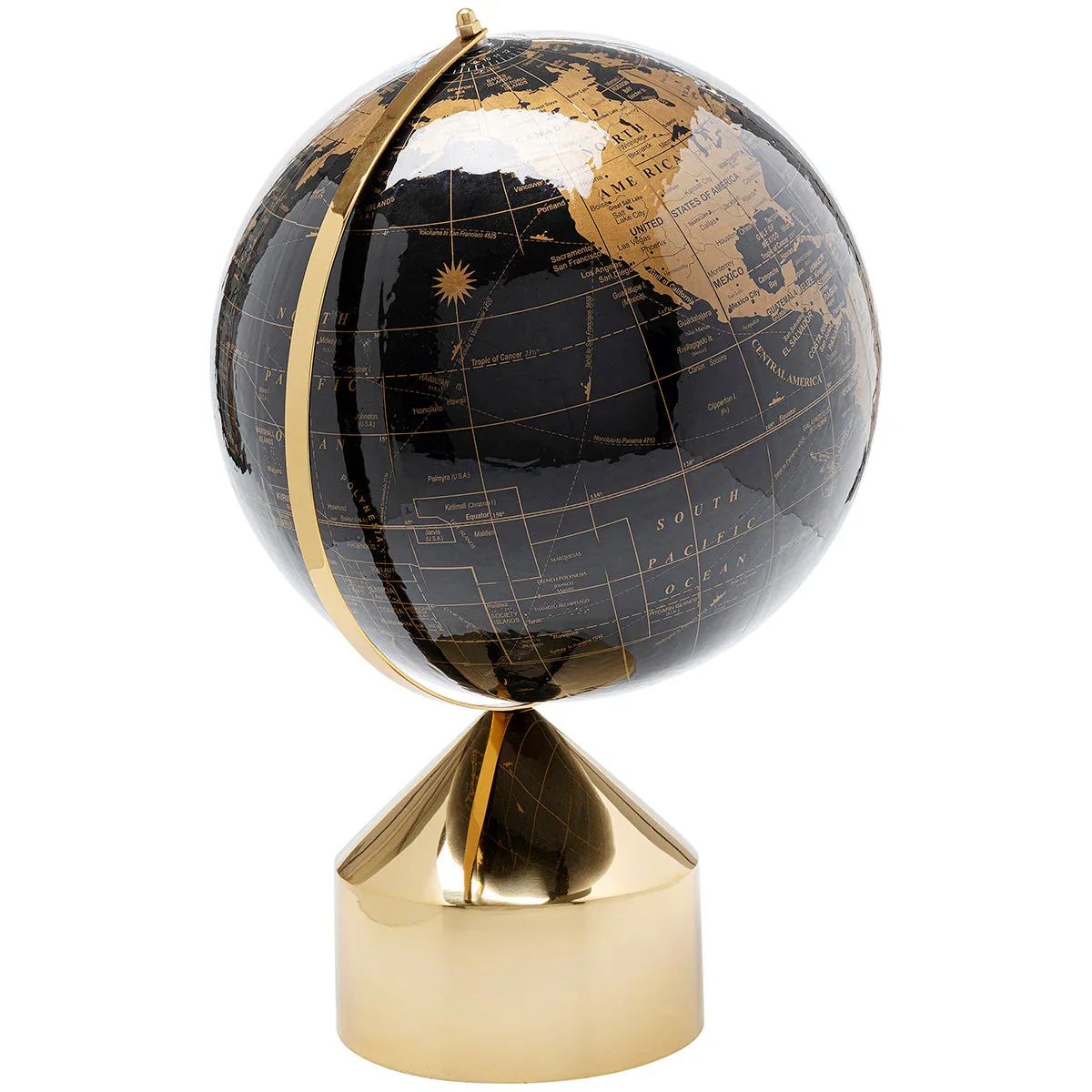 Globe Top Gold Deco Object