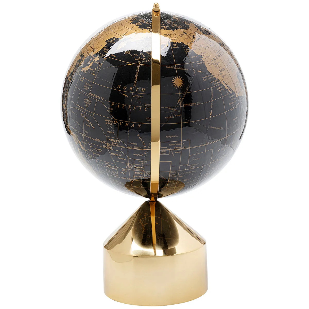 Globe Top Gold Deco Object