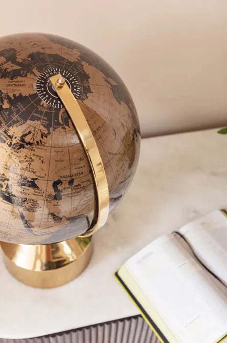 Globe Top Gold Deco Object