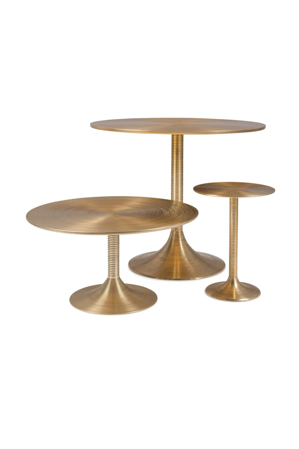 Gold Round Dining Table | Bold Monkey Hypnotising