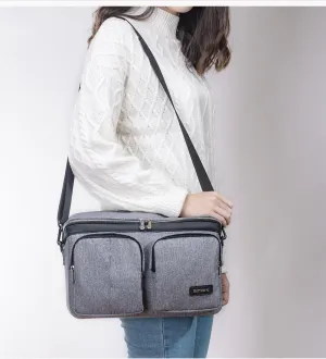 Gray Purse Stroller Organizer