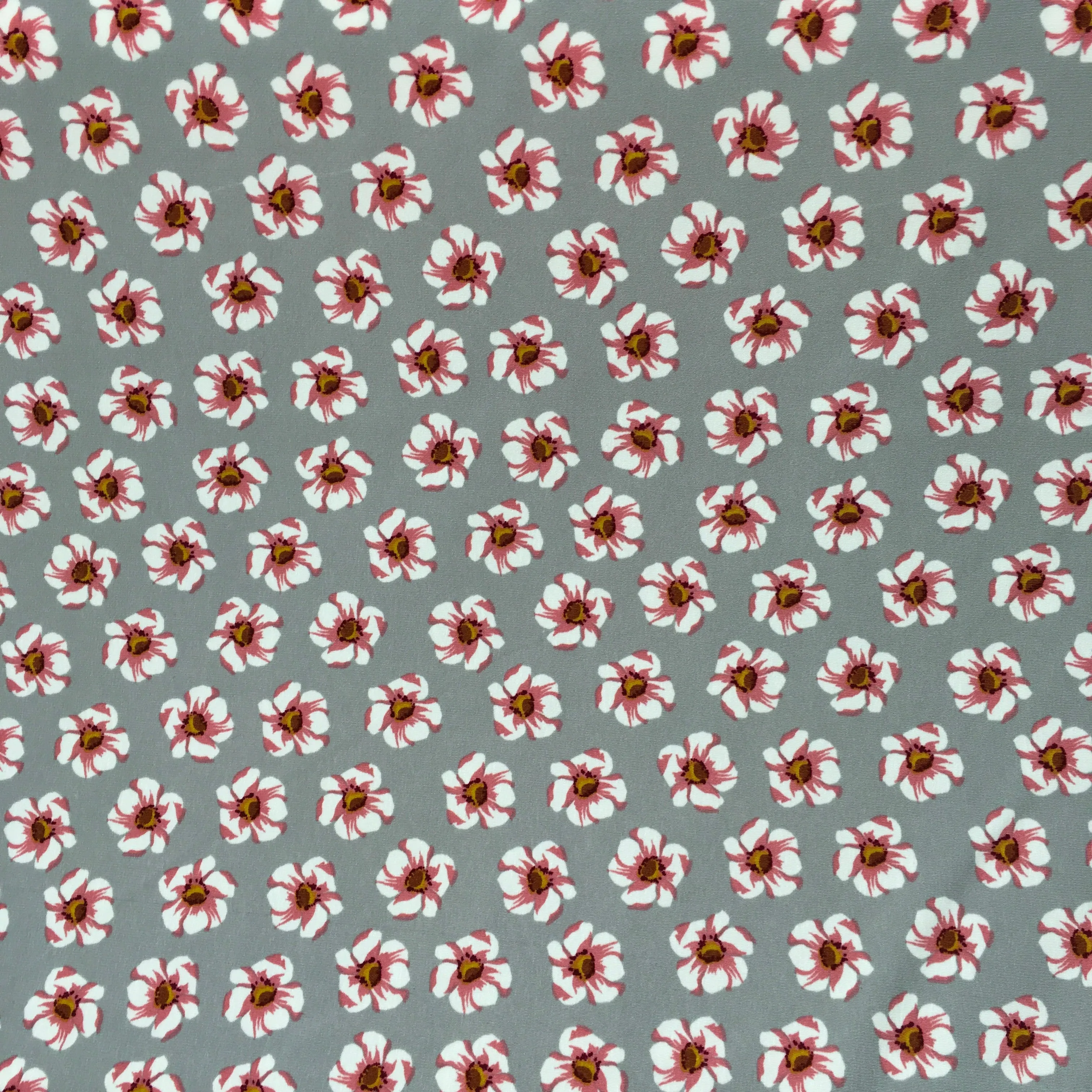 Grey Polyester Print