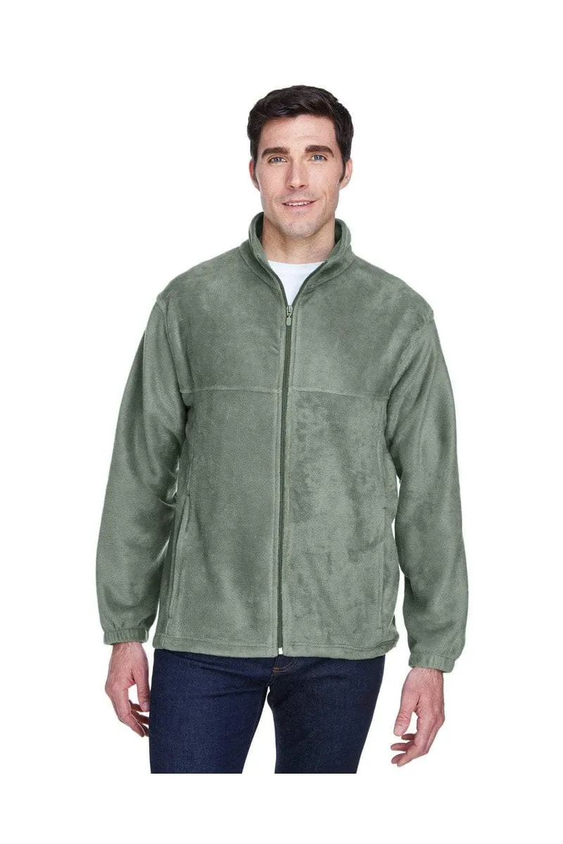Harriton M990: Men's 8 oz. Full-Zip Fleece