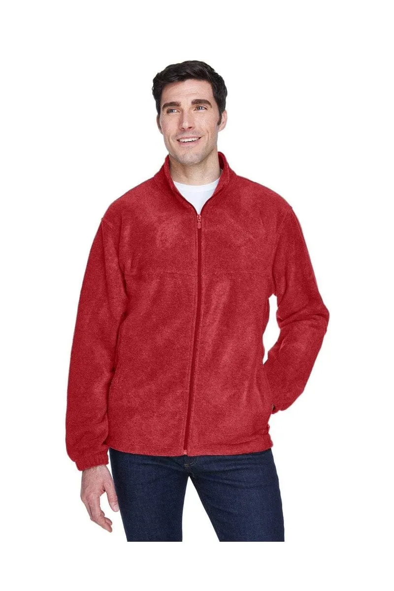 Harriton M990: Men's 8 oz. Full-Zip Fleece