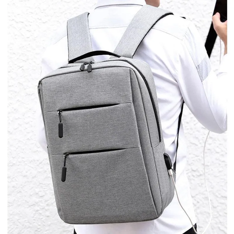 High Capacity Laptop Backpack With USB Design