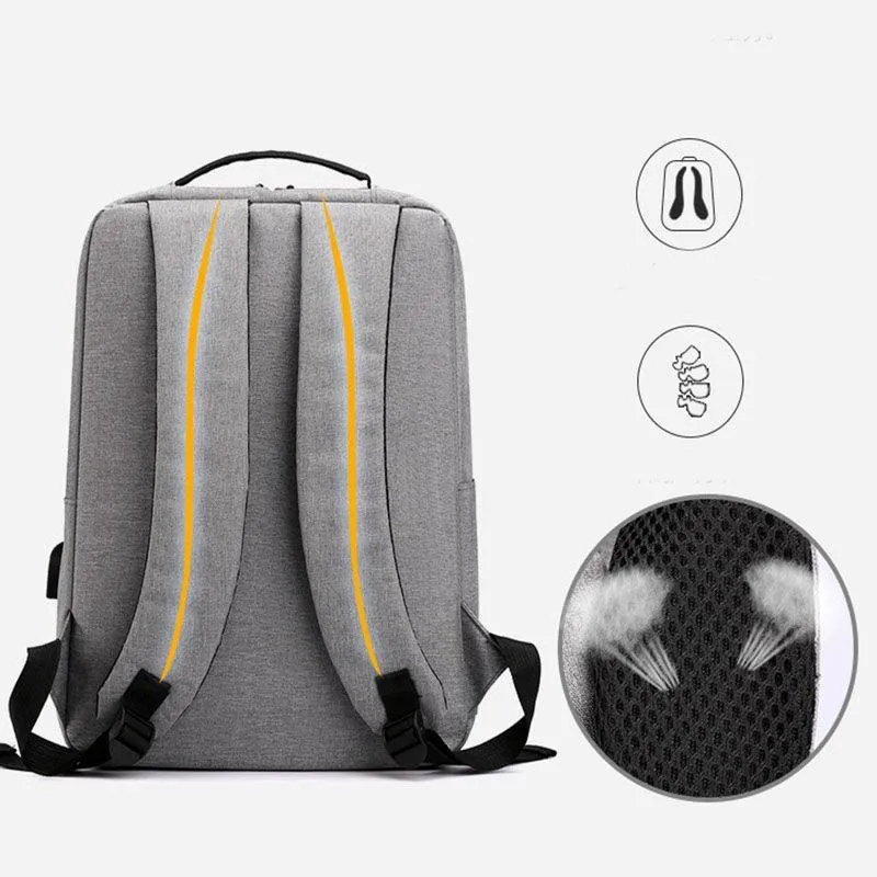 High Capacity Laptop Backpack With USB Design