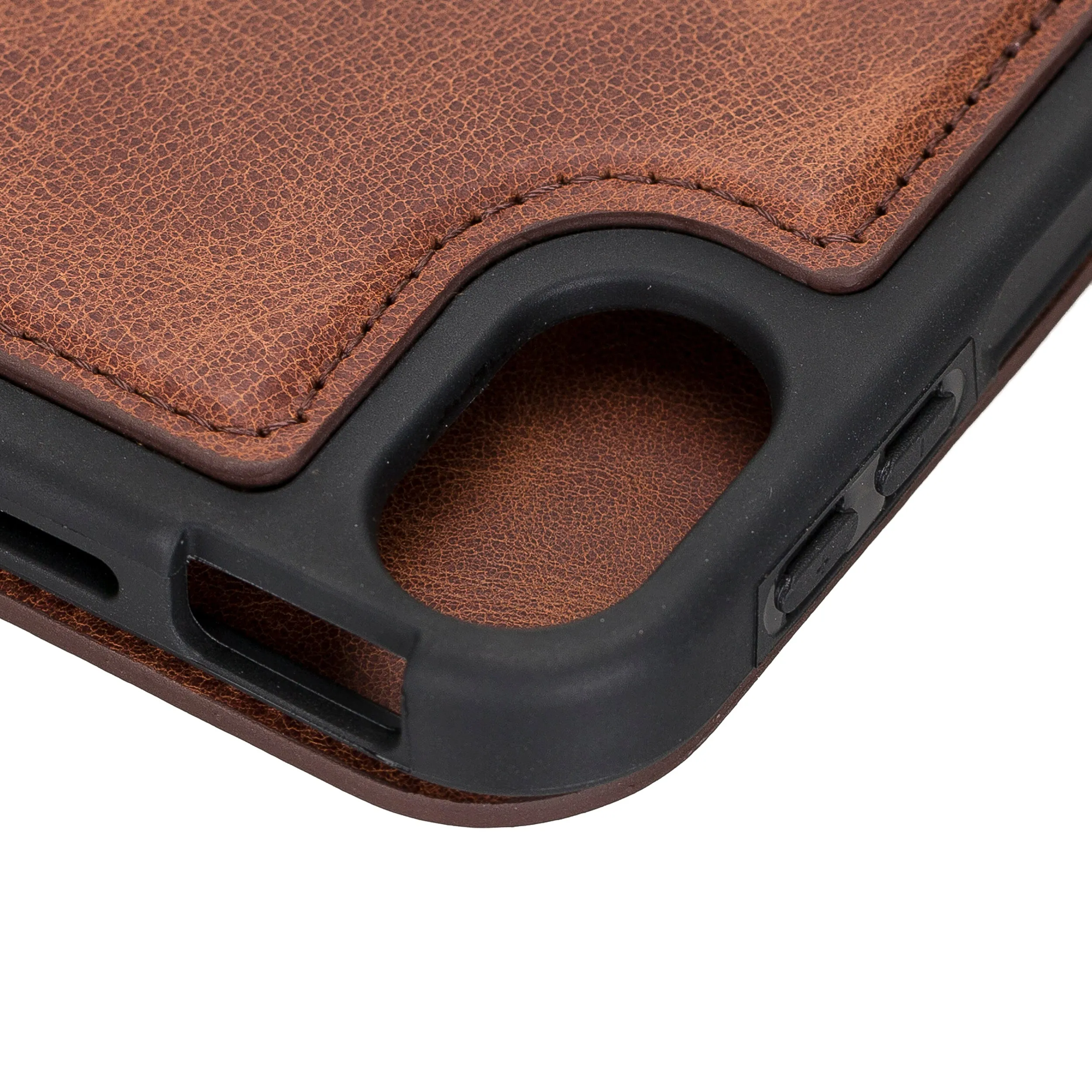 iPad Brown Leather Wallet Case