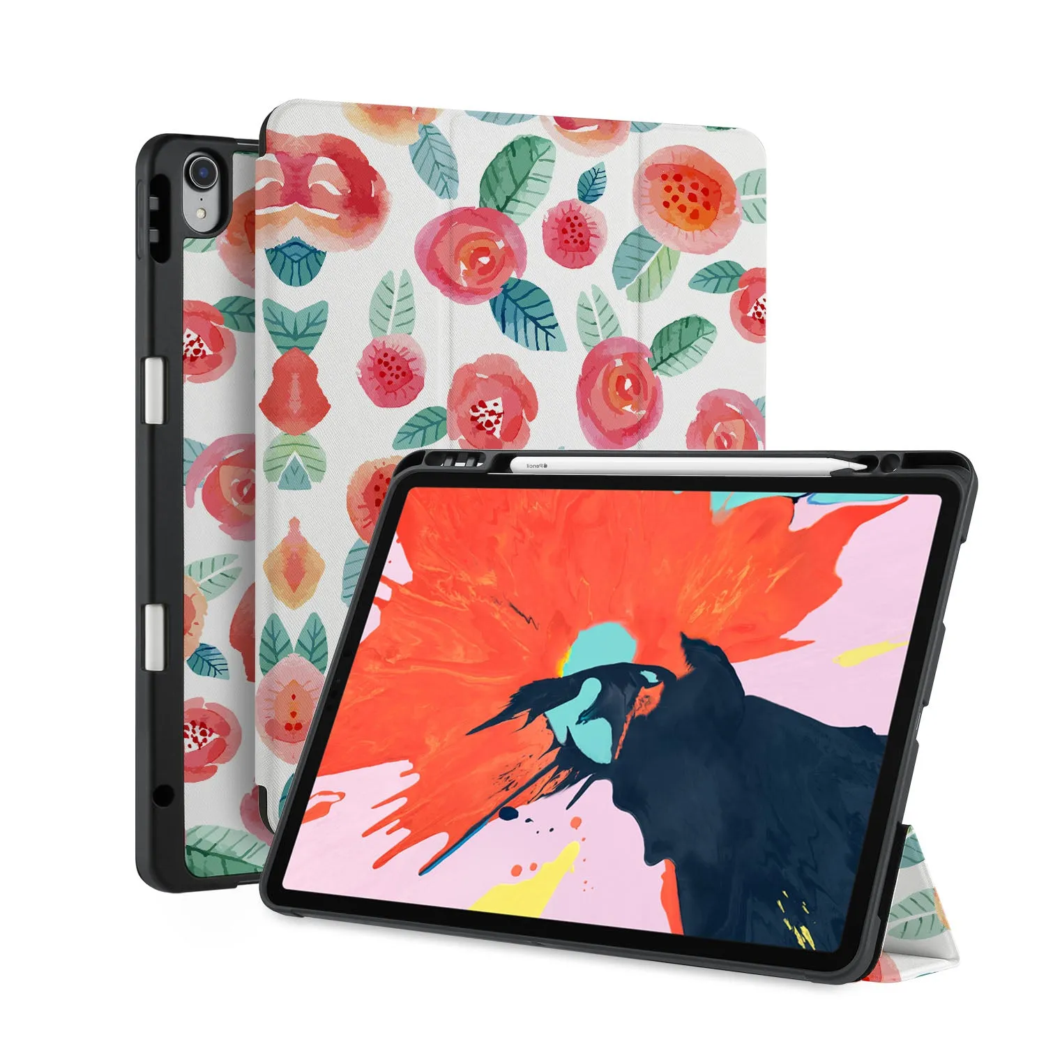 iPad Trifold Case - Rose