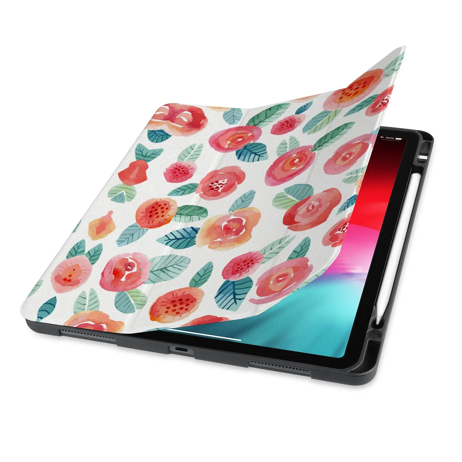 iPad Trifold Case - Rose