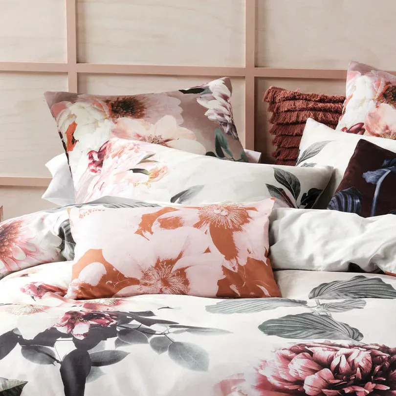 Julieta Pearl Quilt Cover Set by Linen House