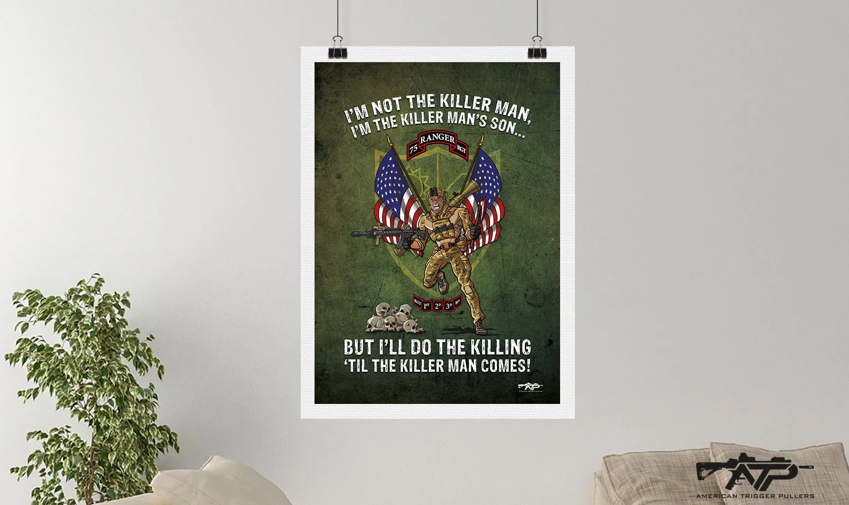 Killer Mans Son Canvas