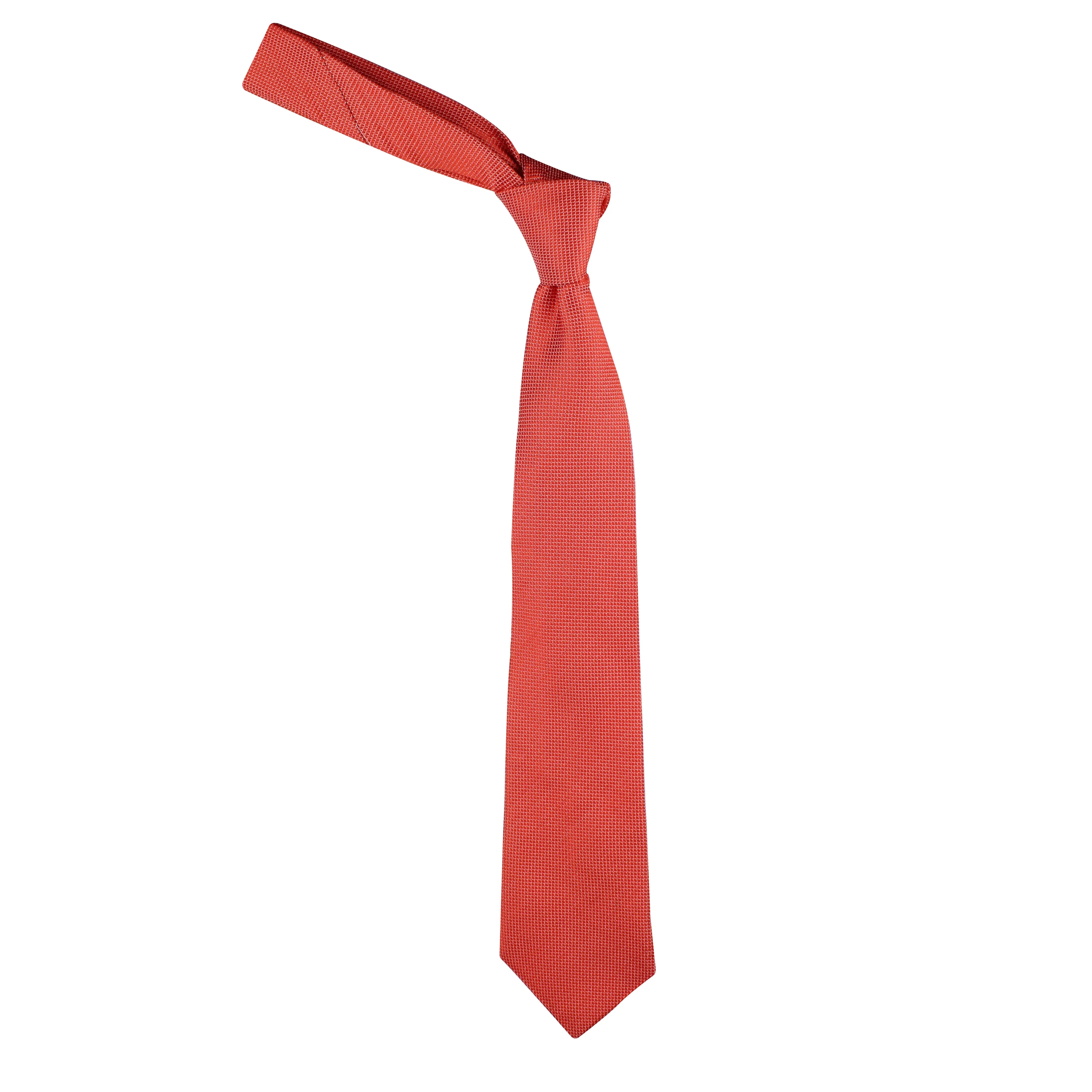 Kovove Red Checkered Necktie and Pocket Square Gift Box