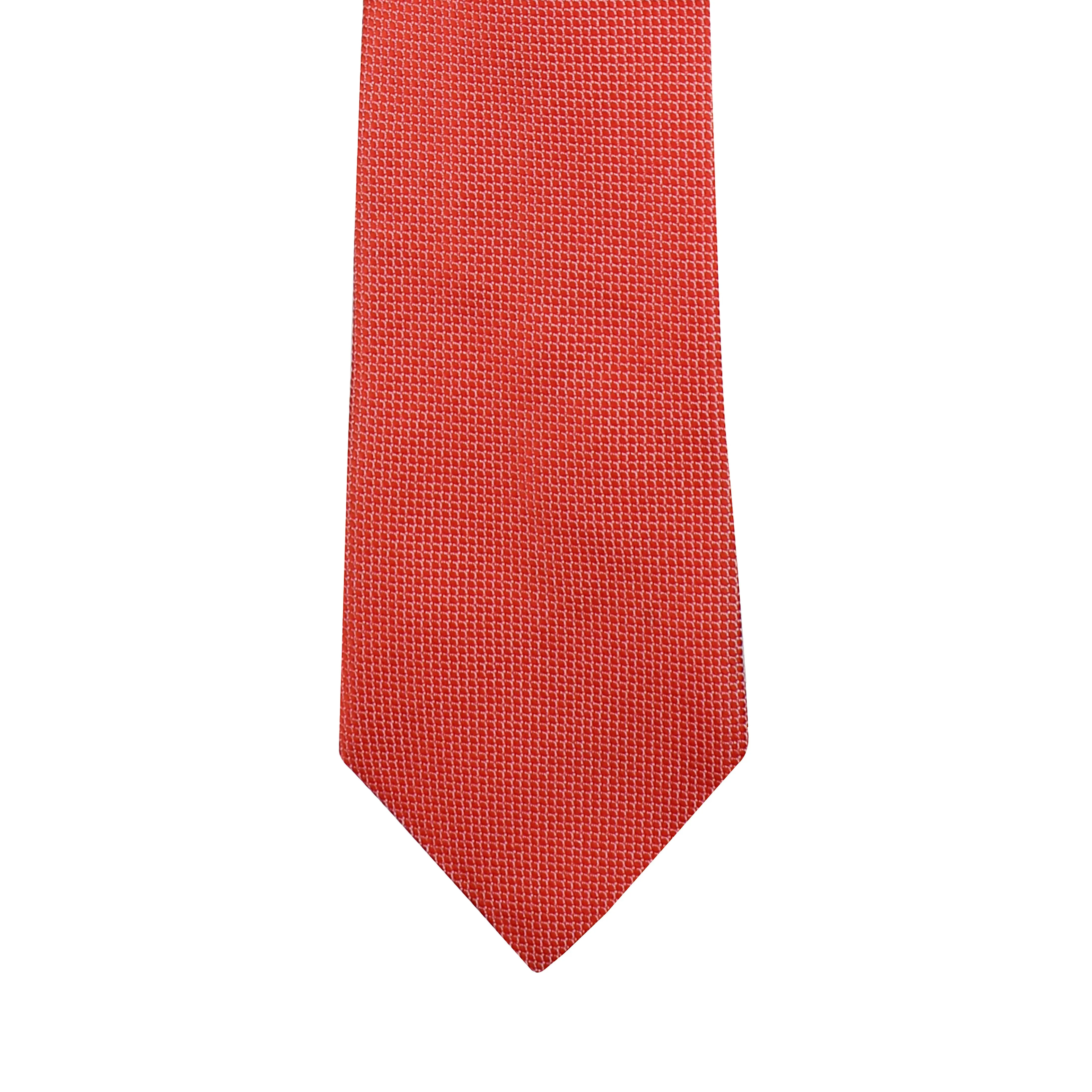 Kovove Red Checkered Necktie and Pocket Square Gift Box