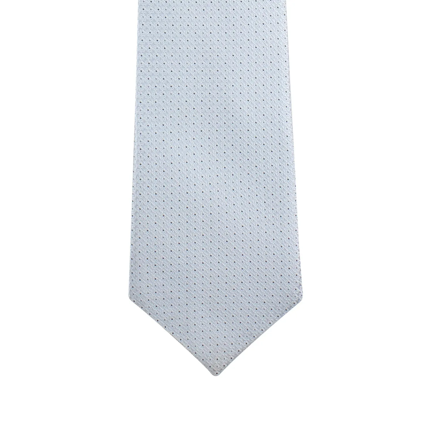 Kovove The Fine Line Twin Shade Abstract Grey Necktie and Pocket Square Gift Box