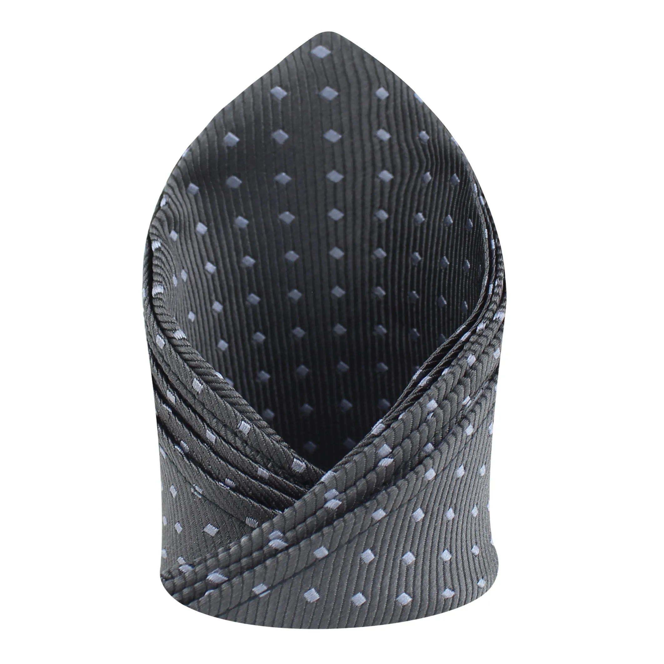 Kovove The Intellect Dash Abstract  Black Pocket Square For Men