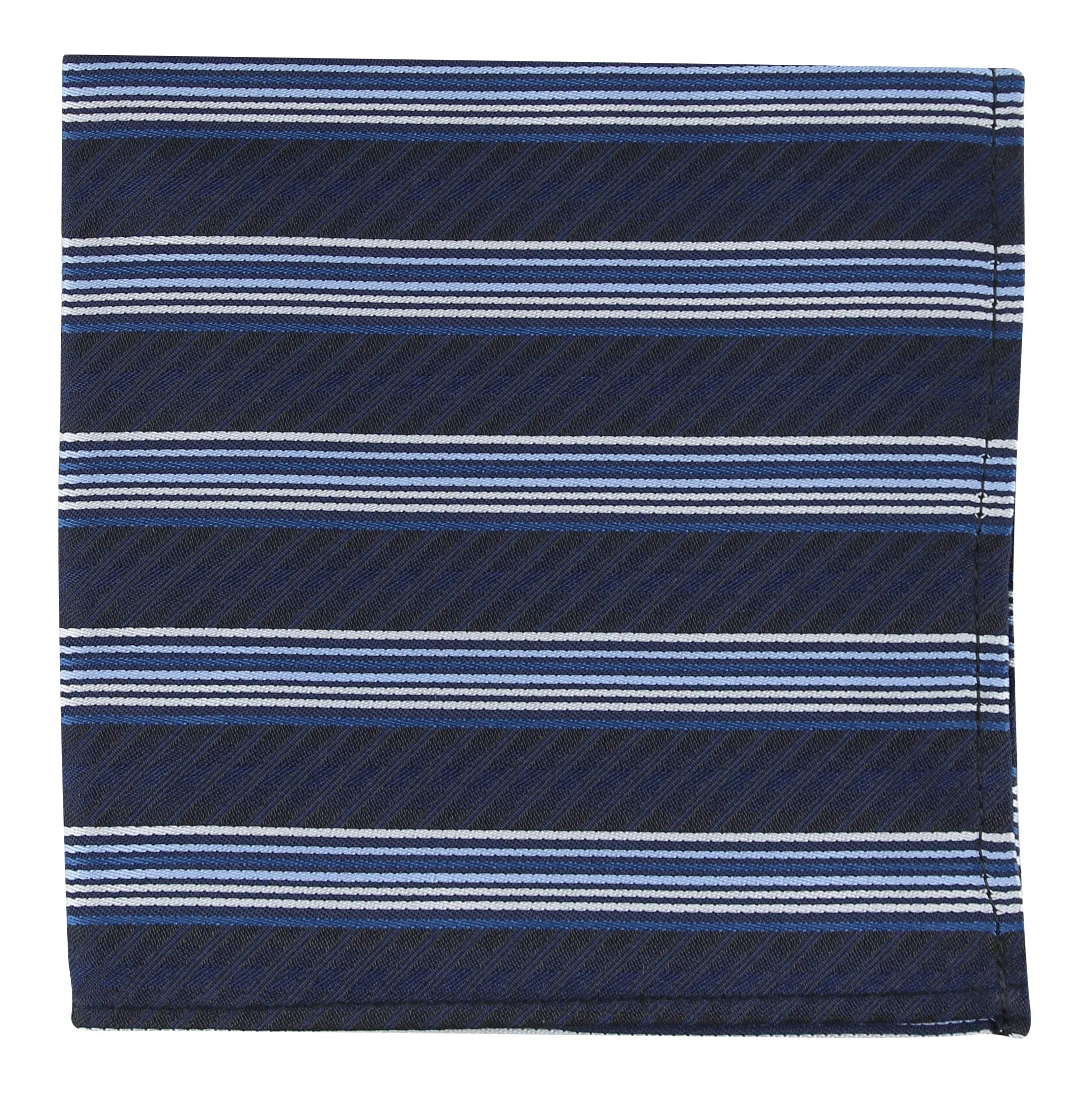 Kovove The Pleasing Striped Maroon Pocket Square For Men