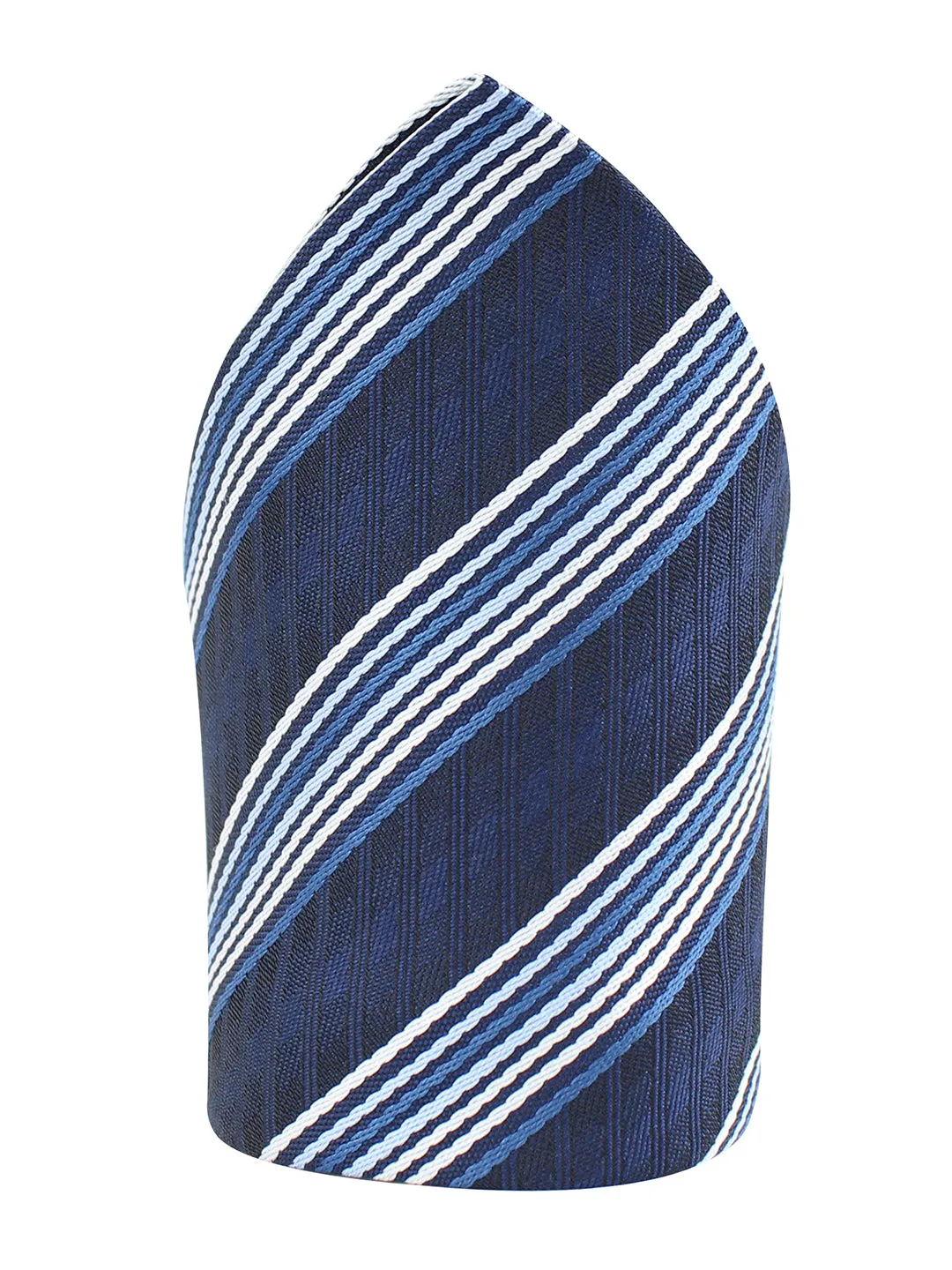 Kovove The Pleasing Striped Maroon Pocket Square For Men