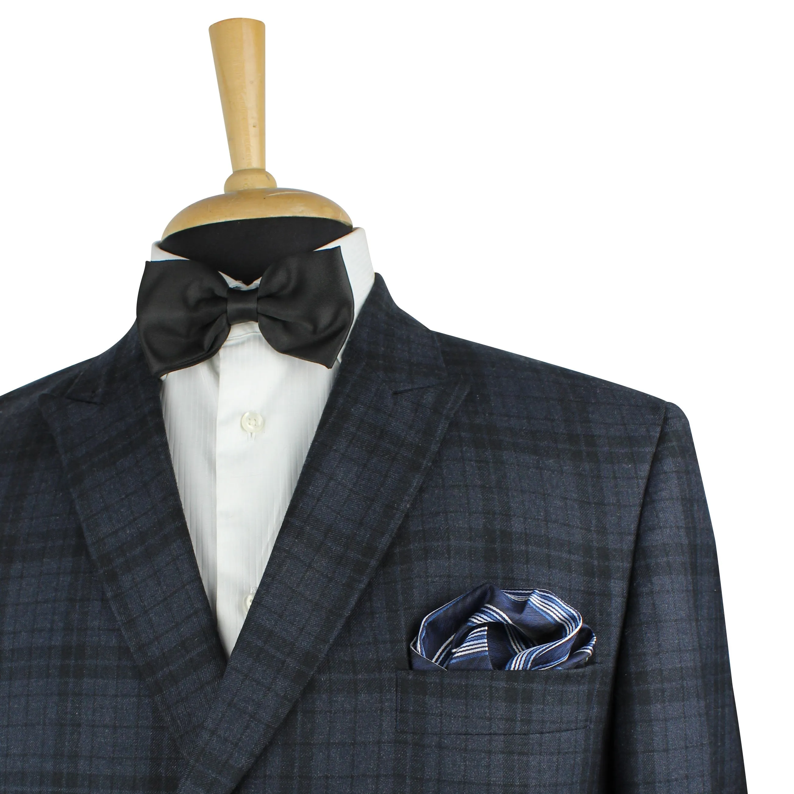 Kovove The Pleasing Striped Maroon Pocket Square For Men