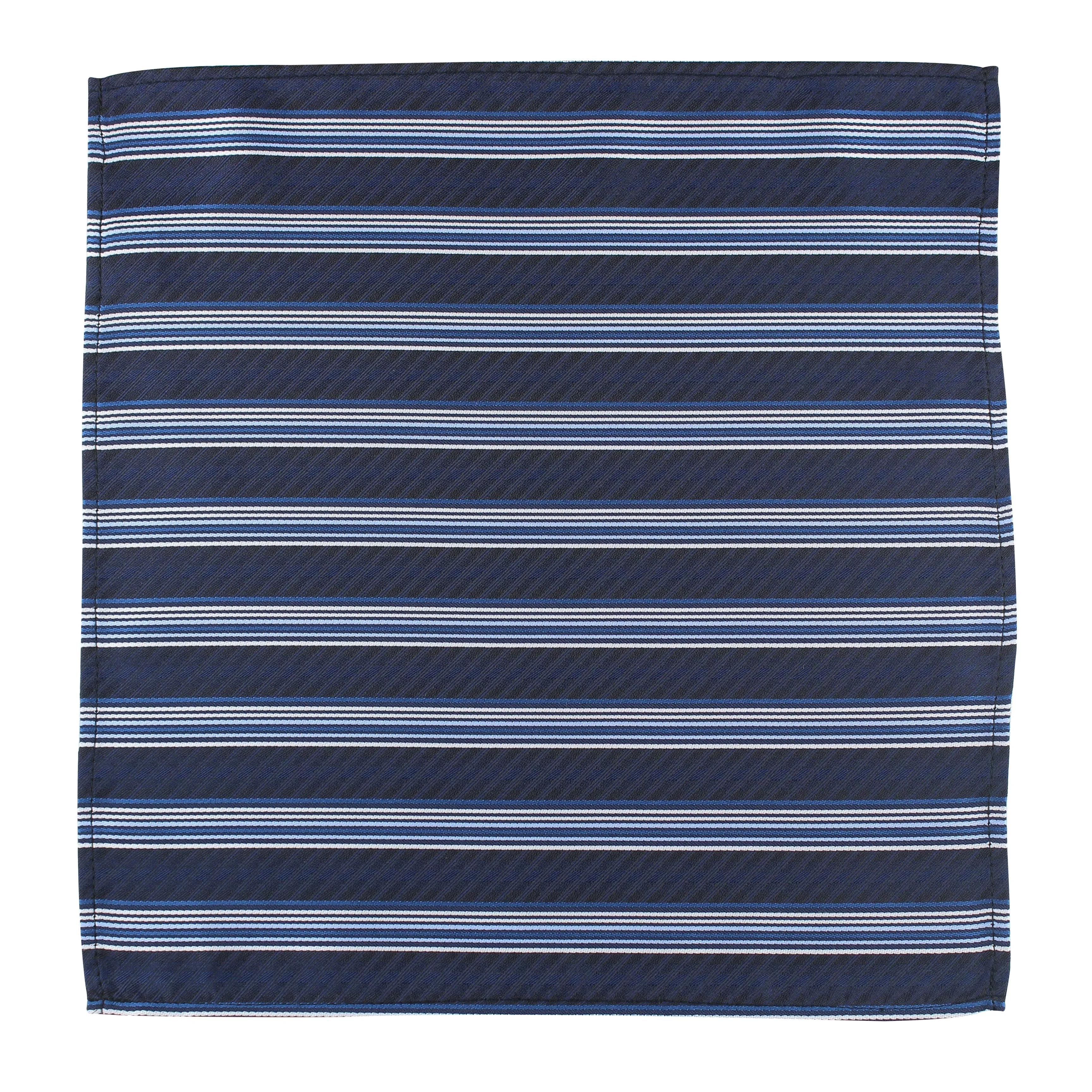 Kovove The Pleasing Striped Maroon Pocket Square For Men