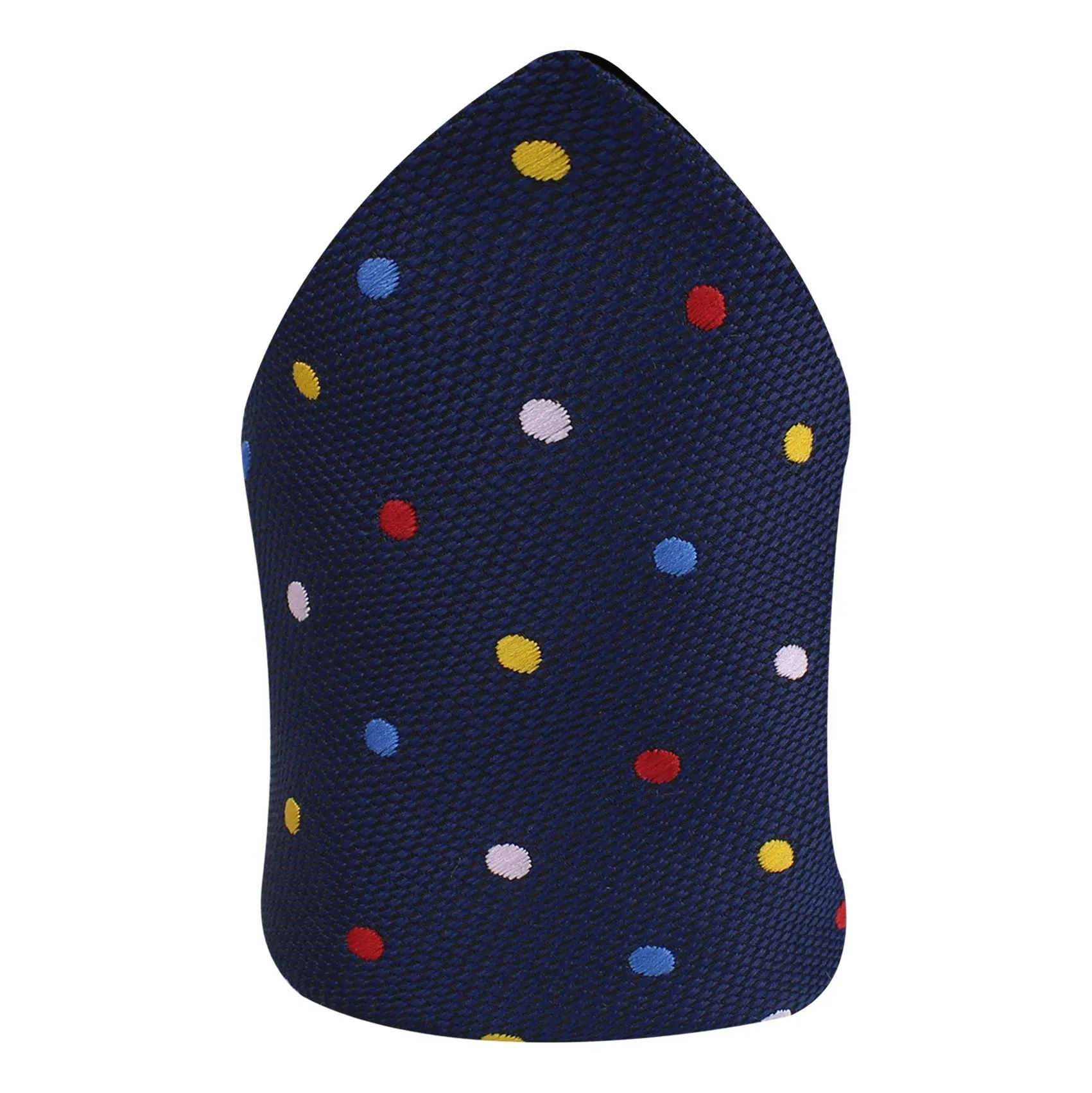 Kovove The Rainbow Polka Dot Blue Pocket Square For Men