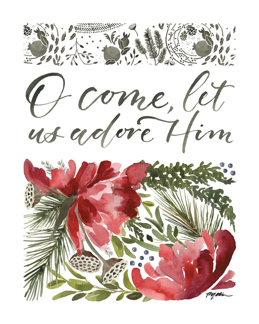 Let Us Adore Him Canvas