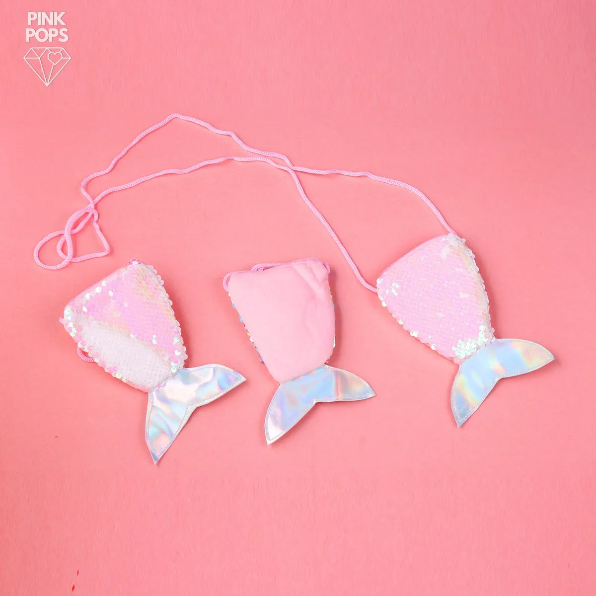 Mermaid Reversible Sequin Pouch