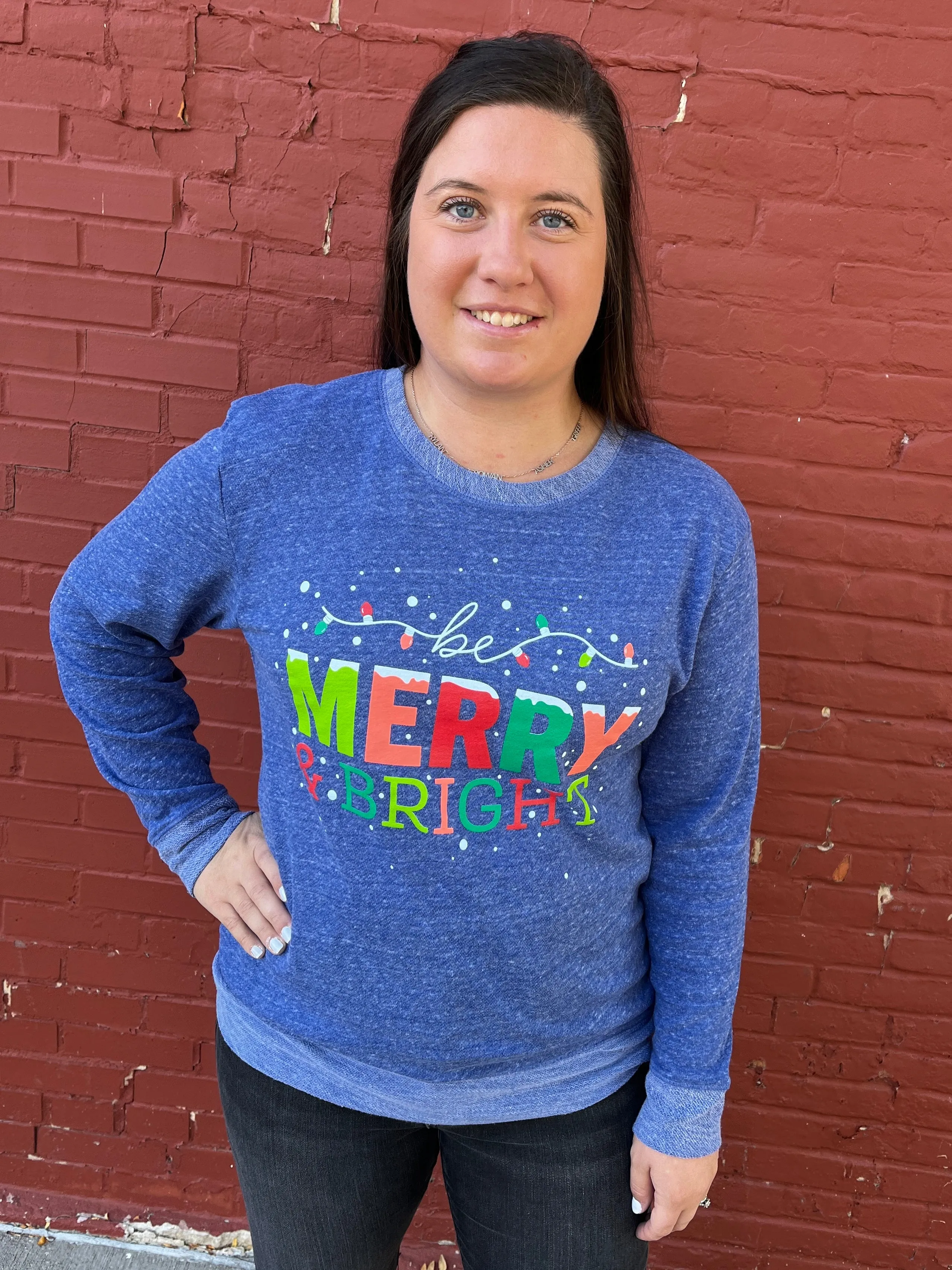 Merry & Bright Crewneck