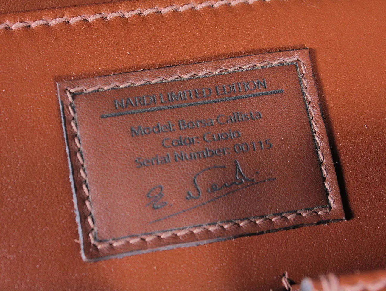 Nardi Leather Briefcase