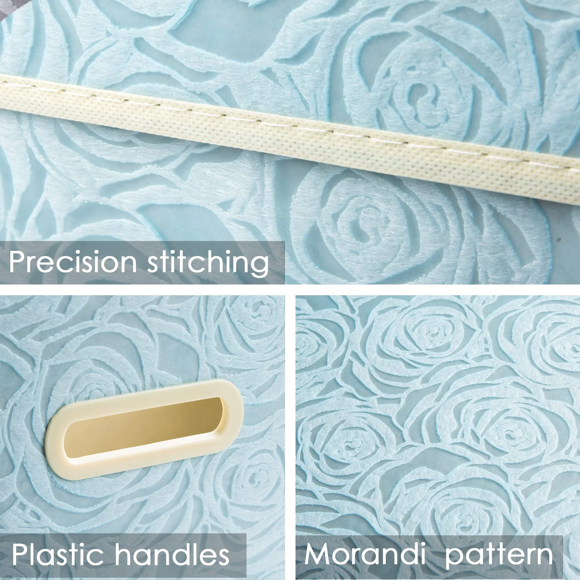 「❉New Year - 20% Off」Large Collapsible Storage Bin with Lid (17.7'' X 11.8'' X 11.8'')
