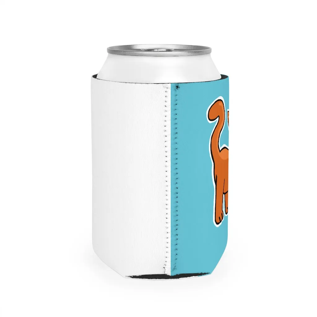 Orange Kitty Can Cooler Sleeve