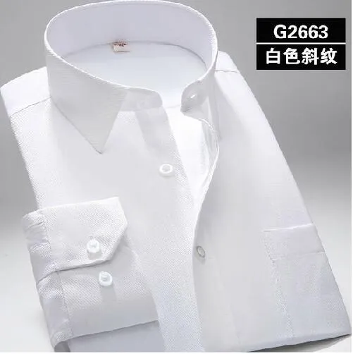 Plus Size Solid Long Sleeve Shirt #G26XX