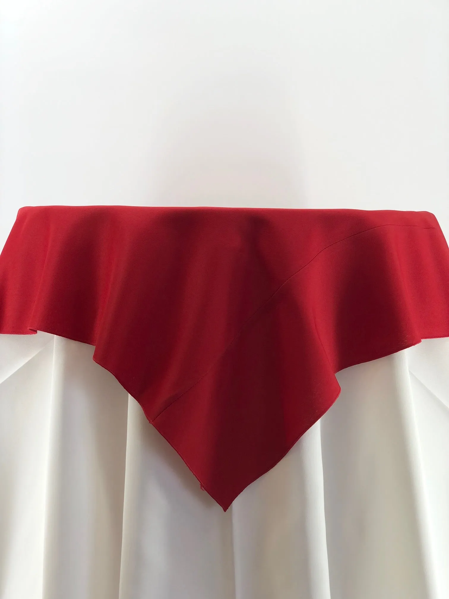 Red Polyester Tablecloth
