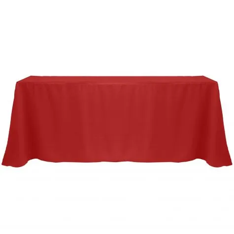 Red Polyester Tablecloth