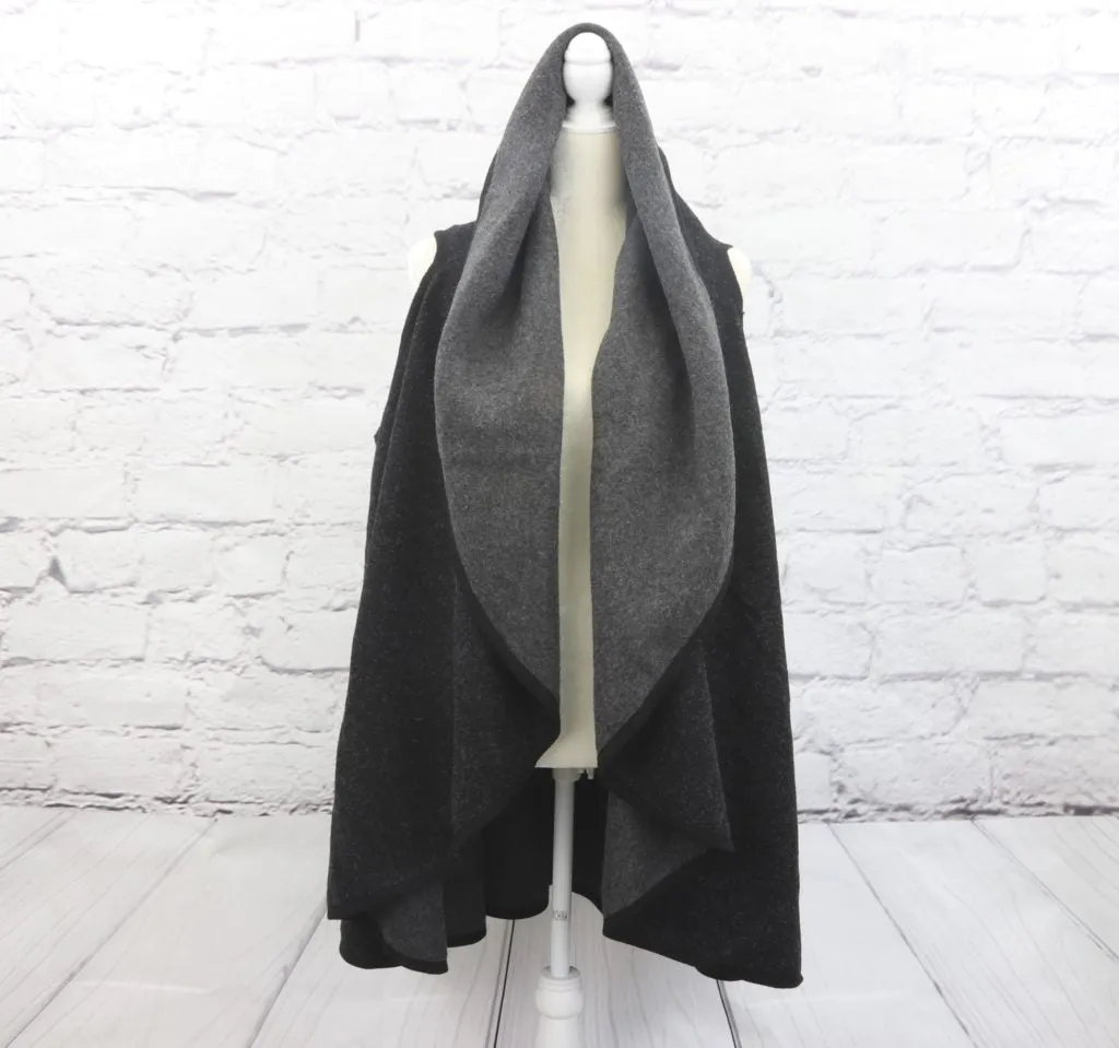 Reversible, multi-function shawl/vest