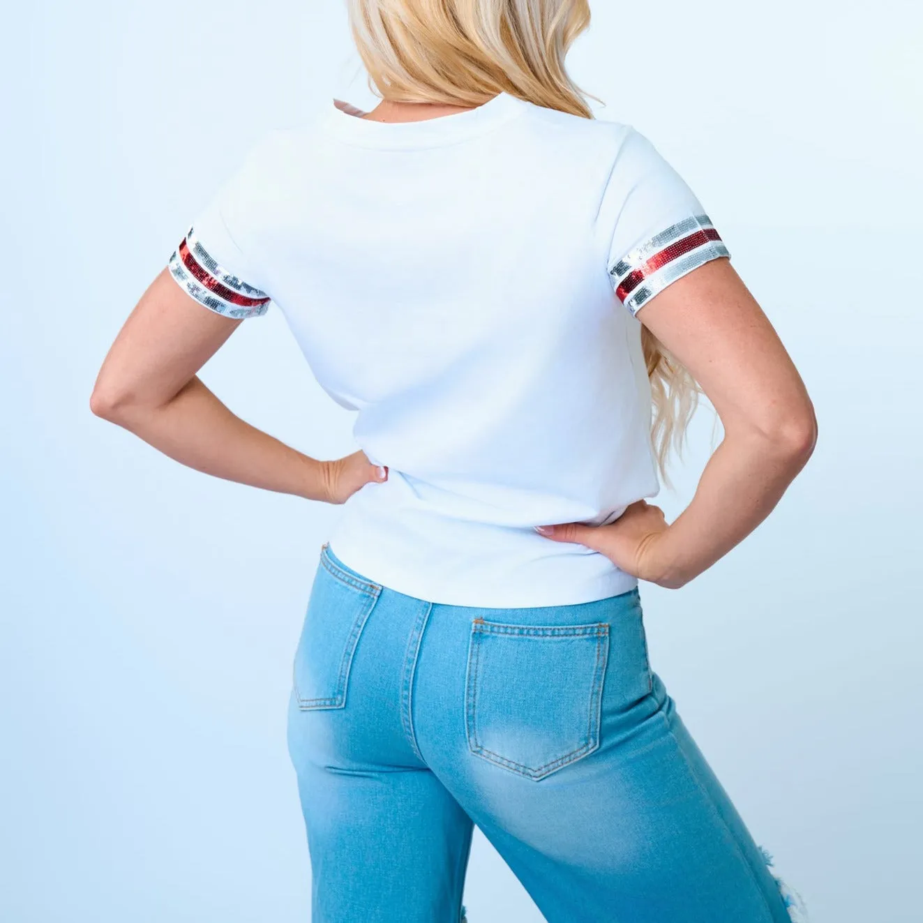 RTR White Jersey Tee