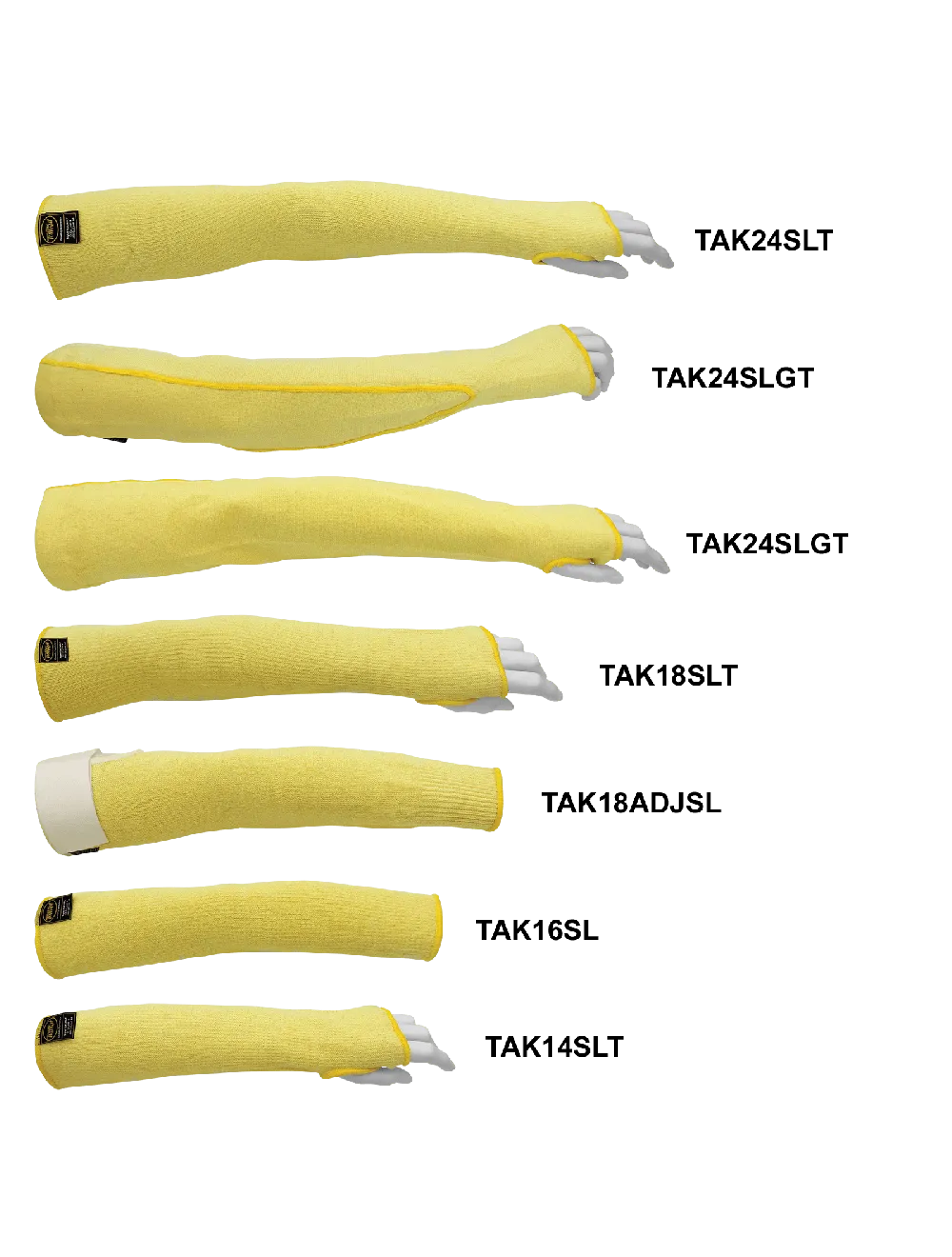 Samurai Glove® Heavyweight 24-Inch TuffKut® Cut Resistant Sleeve with Thumb Slot - TAK24SLT