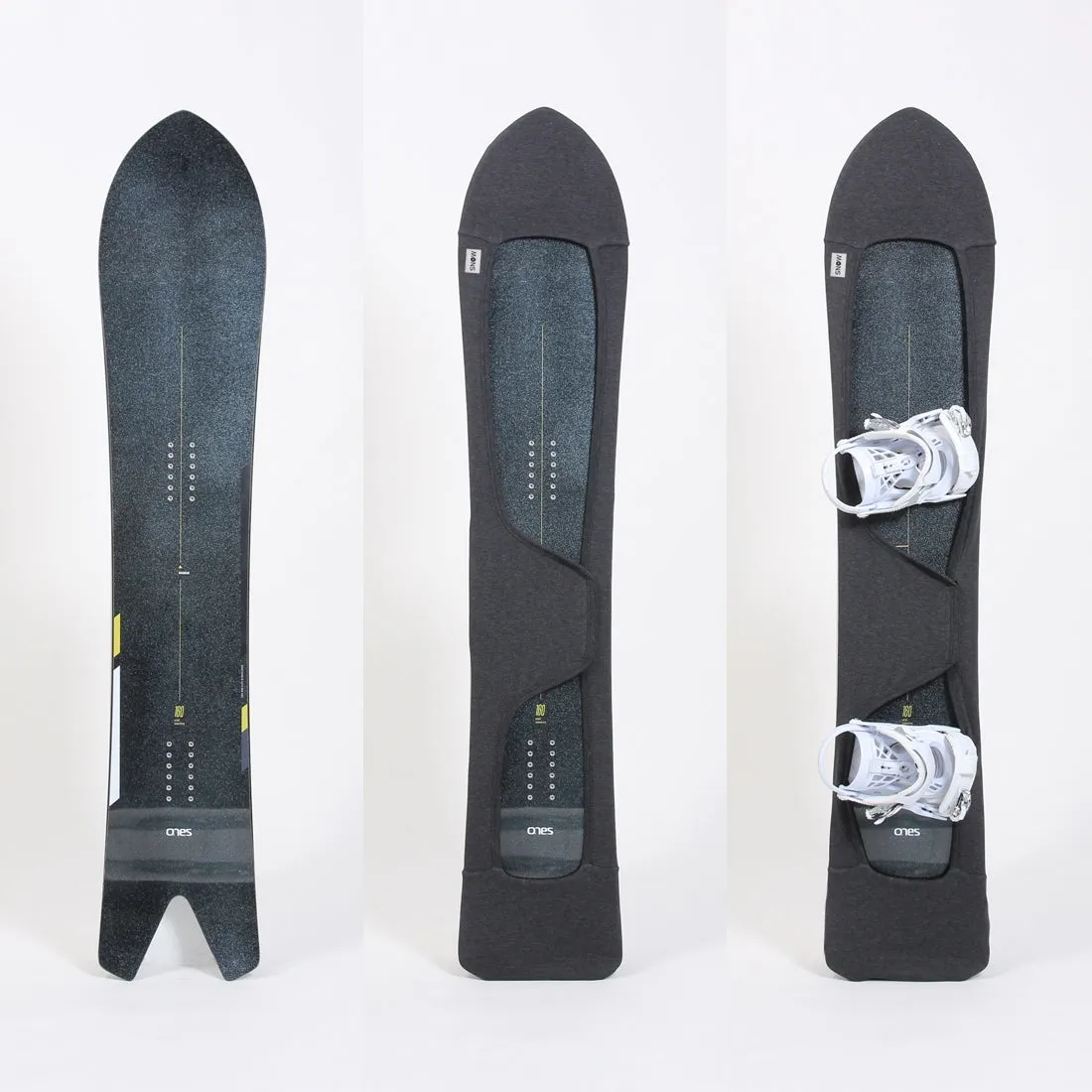 Setback Stance Powder Snowboard Sleeve/ Heather Black