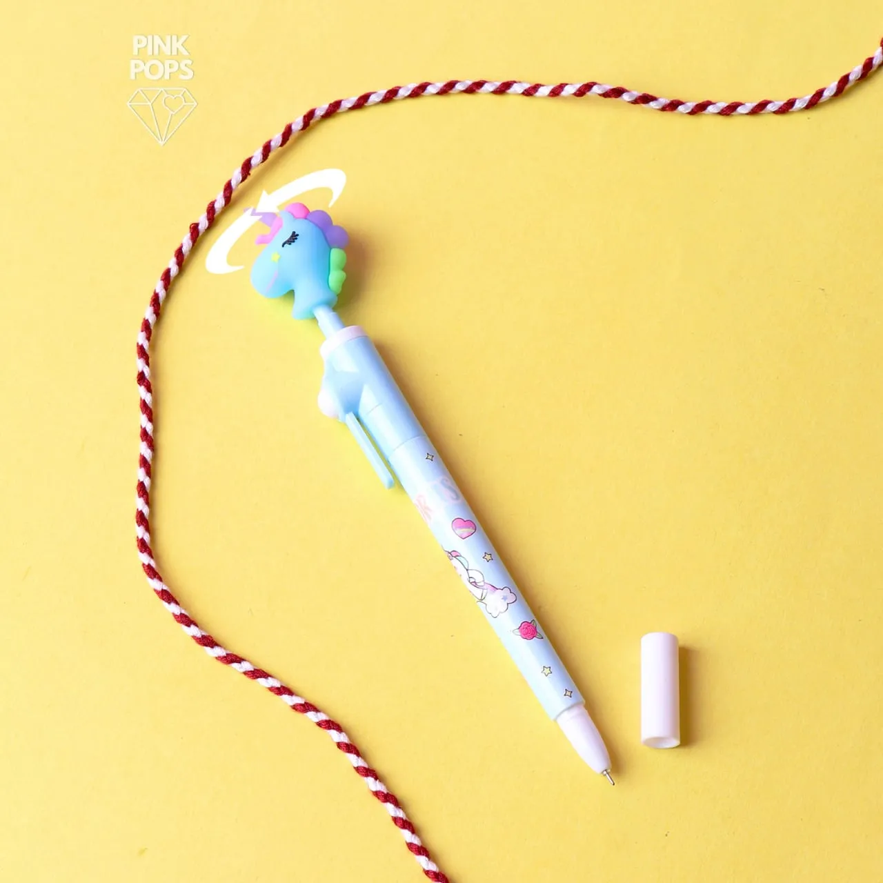 Silicone Unicorn Ball Pen