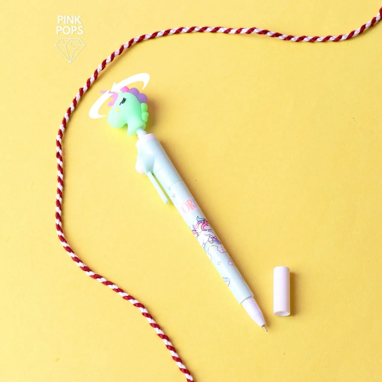 Silicone Unicorn Ball Pen