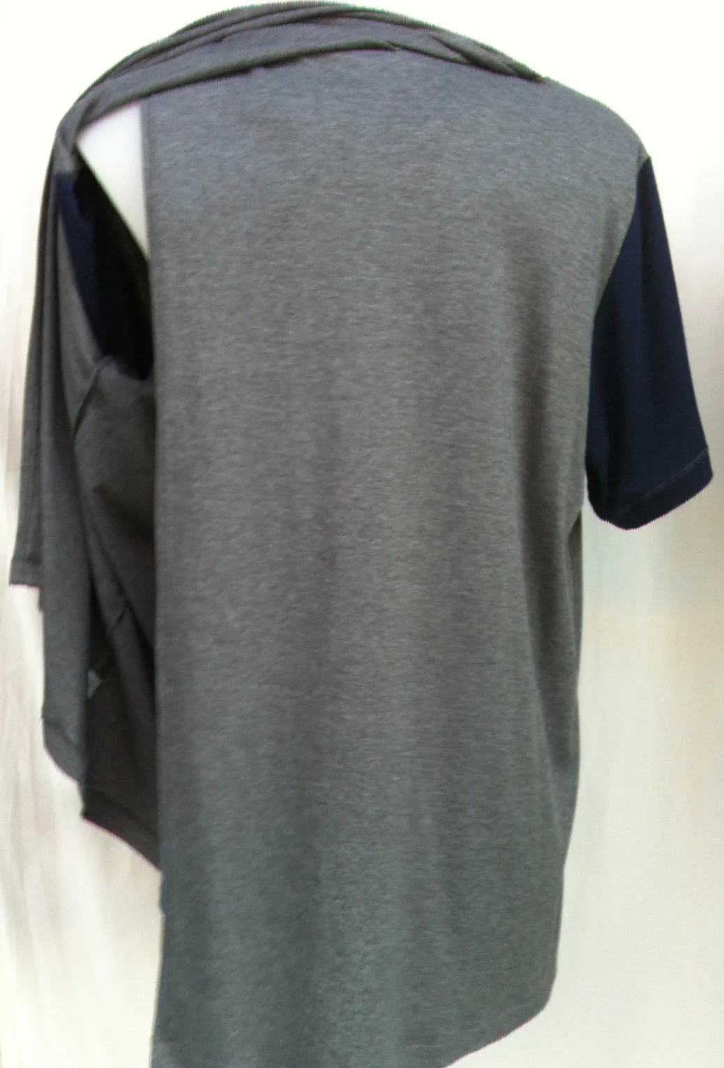 Sleep Tee - Short  Sleeves - CHARCOAL with CONTRAST SLEEVES