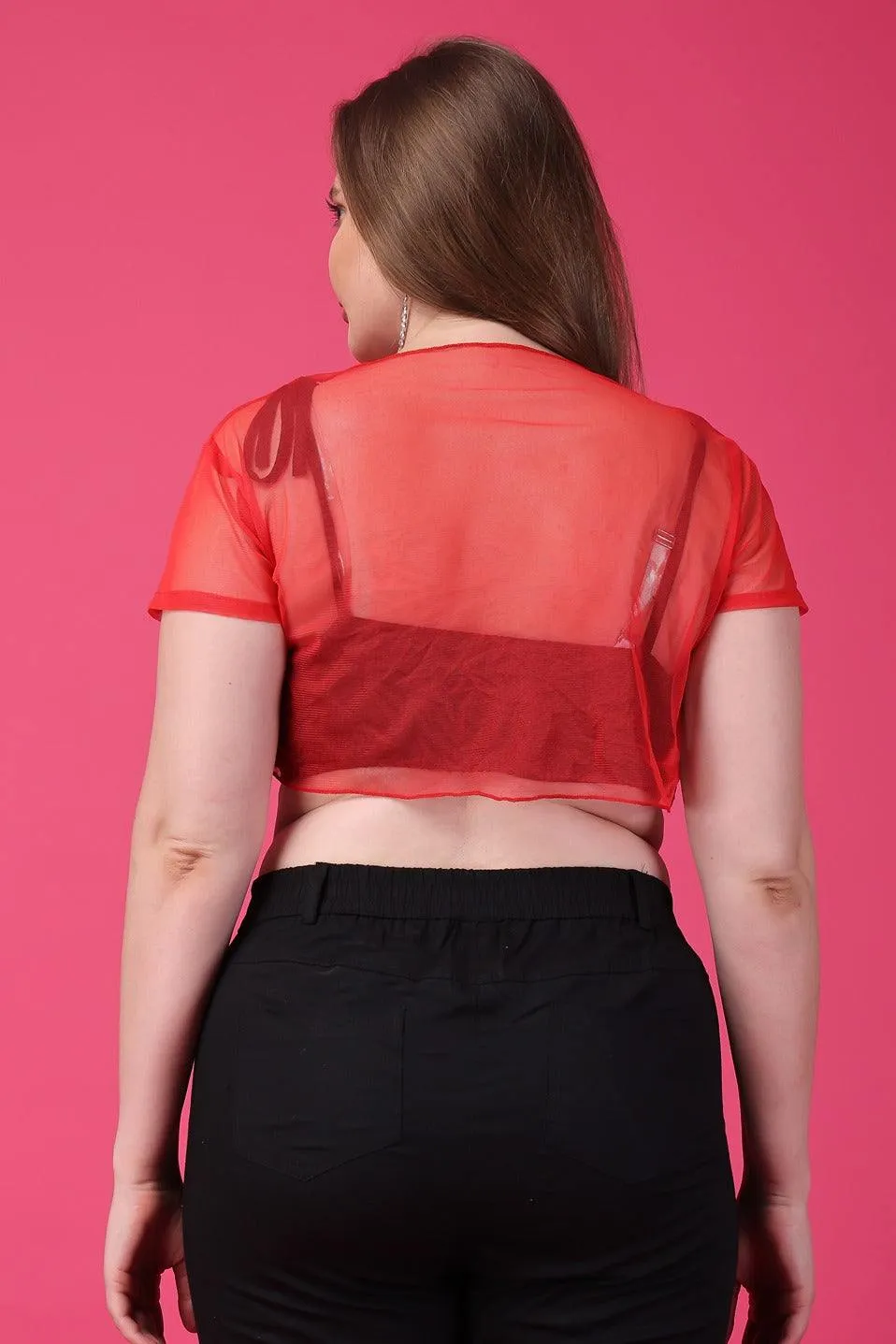 Solid Polyester Shrug