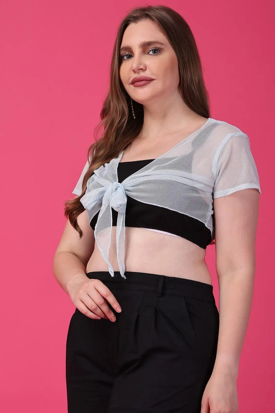 Solid Polyester Shrug