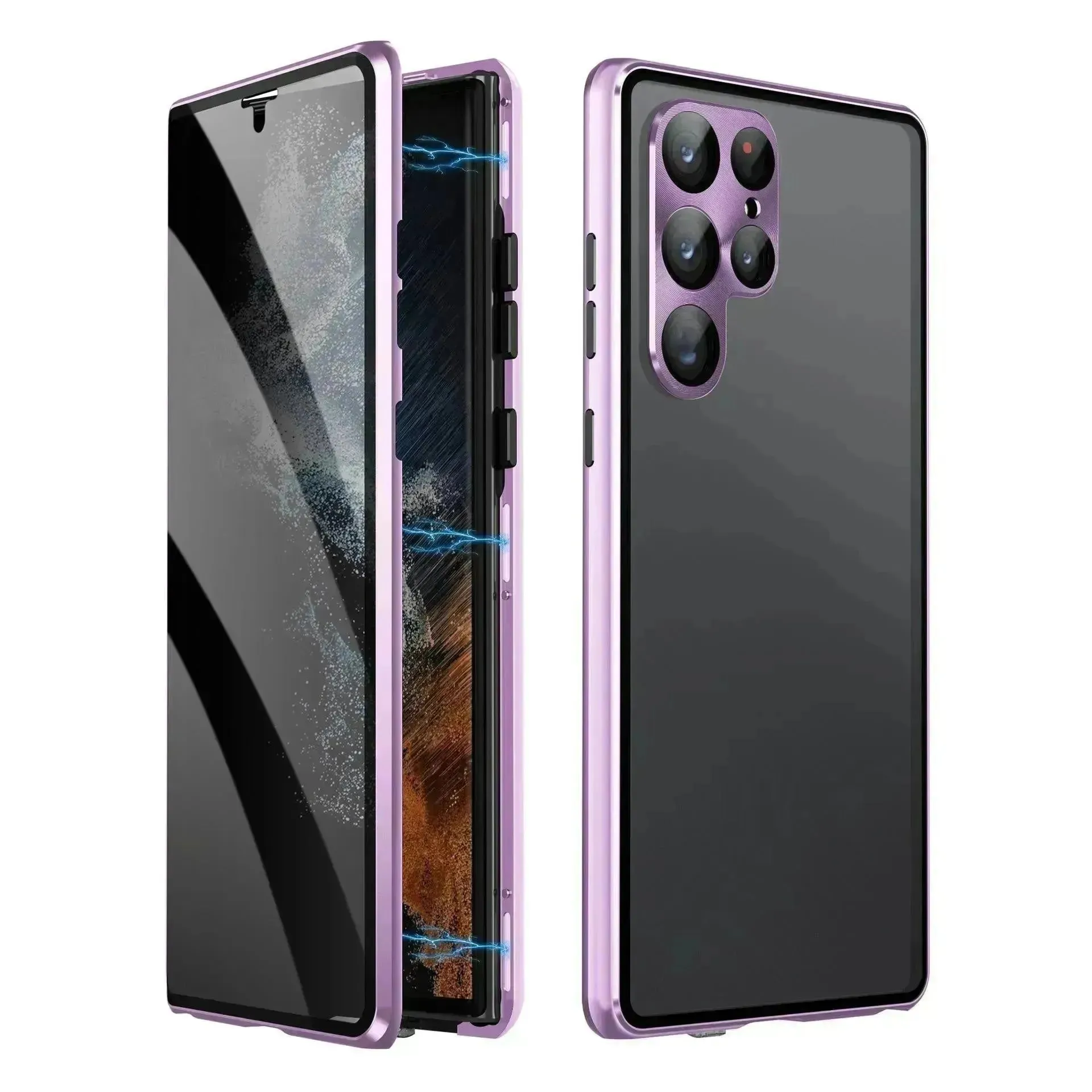 Suitable For Goggles Metal Phone Case Peep-proof Magnetic King Magnetic Phone Case