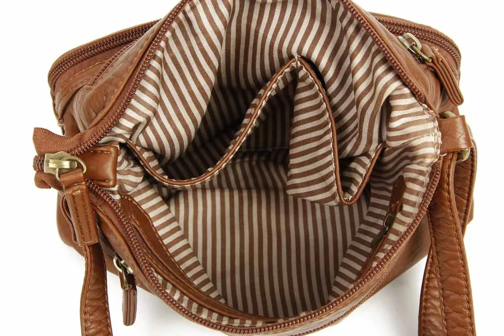 The Bethany Crossbody - Brown