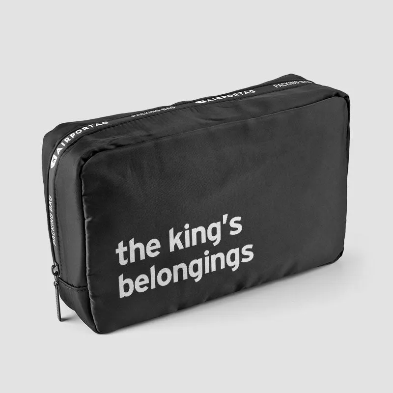 The King's Belongings - Packing Bag
