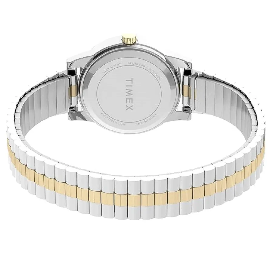 Timex Two Tone Expandable Bracelet Ladies Watch T2M828