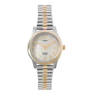 Timex Two Tone Expandable Bracelet Ladies Watch T2M828