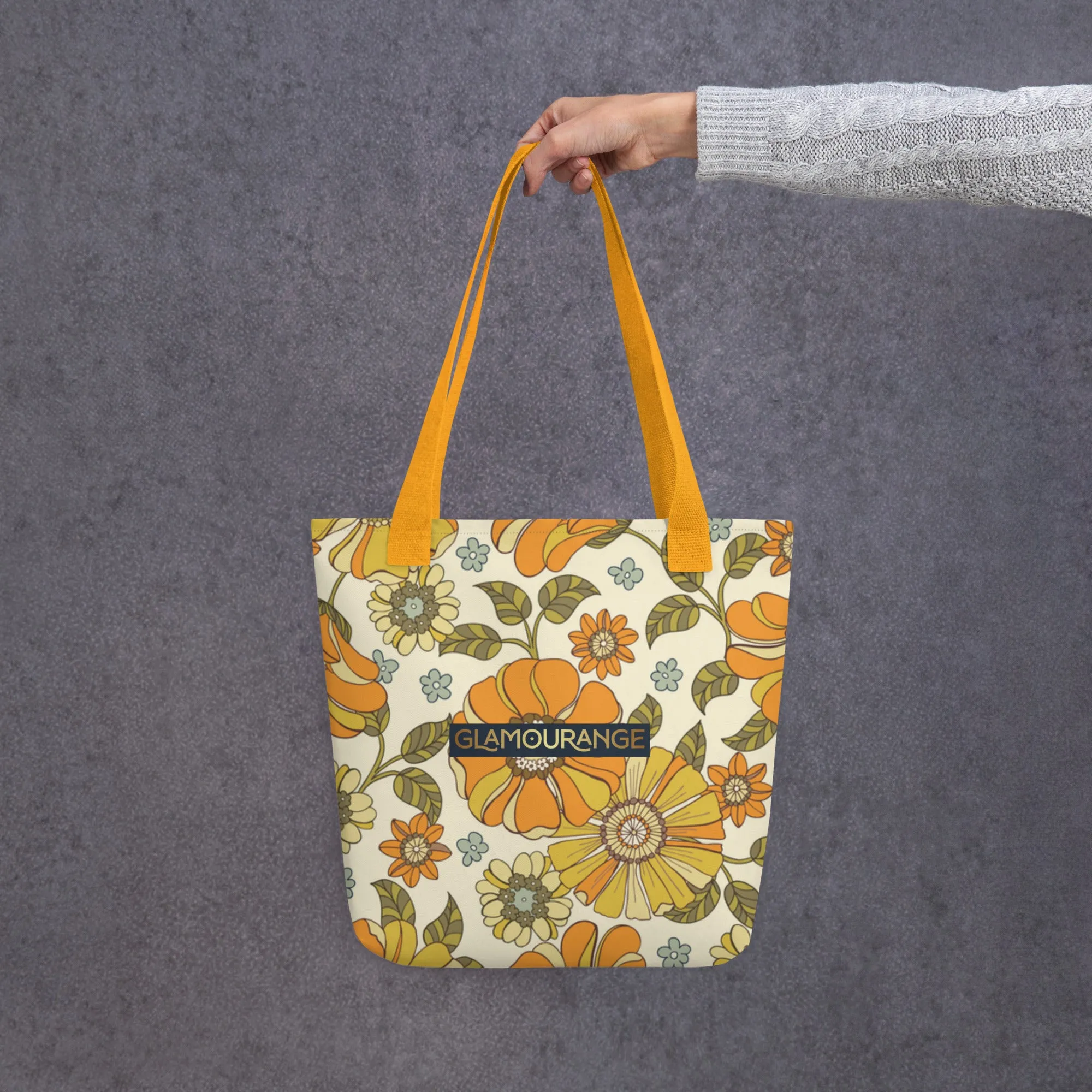 Tote Bag Women Designer (Flower Pattern 005)